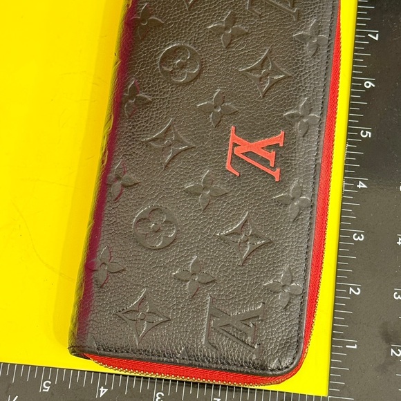 Louis Vuitton emptied Monogram Zipper round long bifold Black Wallet - Picture 5 of 16